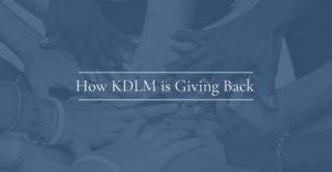 how kdlm is giving back
