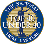 The National Top 40 Under 40 Trial Lawyers Badge