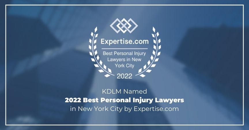 KDLM Listed Among the Best Personal Injury Lawyers in New York City by Expertise.com