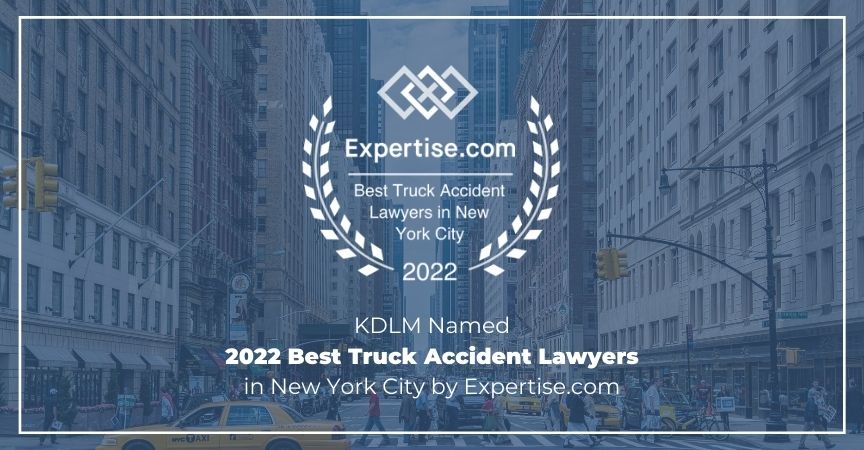 Kramer, Dillof, Livingston & Moore Named a Top 25 Truck Accident Lawyer in New York City