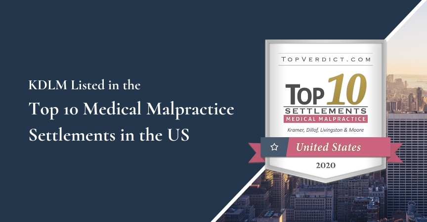 KDLM Listed in the Top 10 Medical Malpractice Settlements in the US