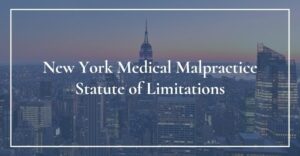 new york medical malpractice statute of limitations