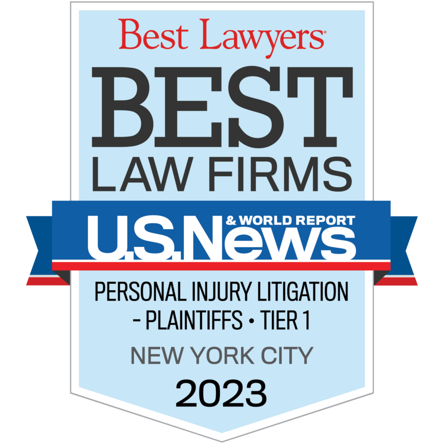 Tier 1 personal injury law firm in NYC.