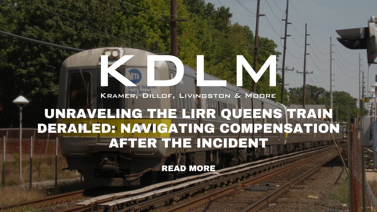 Kdml investigates the LIRR Queens train derailment following a navigating incident.
